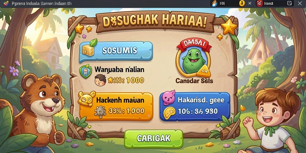 sinar123 - Karakter menarik dengan desain unik.